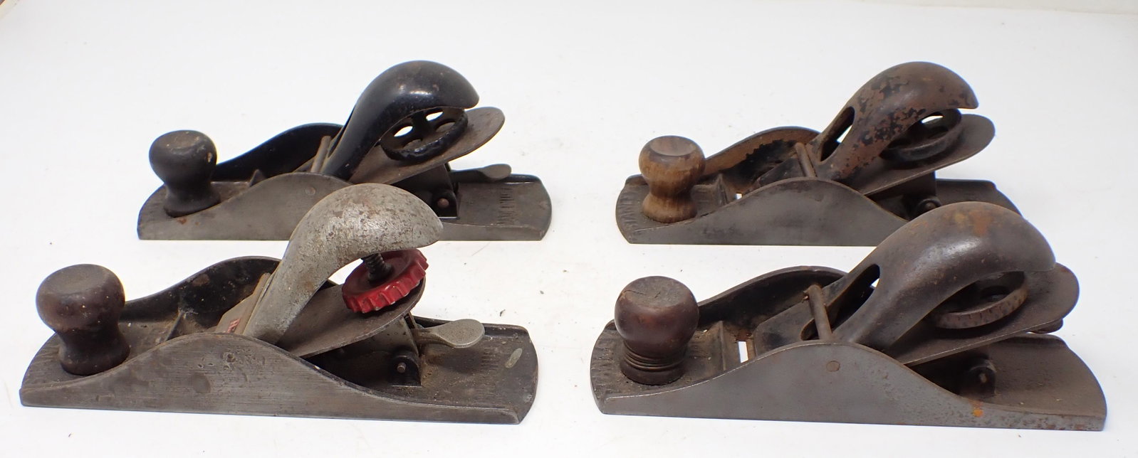 4 Stanley No 120 Block Planes: Getting all 4 pictured