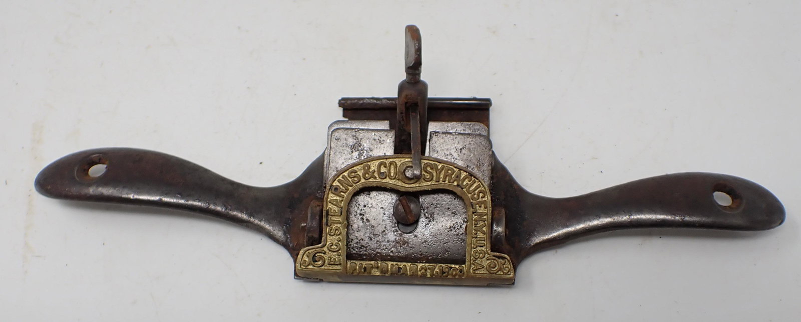 1900 EC Stearns Flexible Sole Spokeshave Plane: Approx 10" in total length