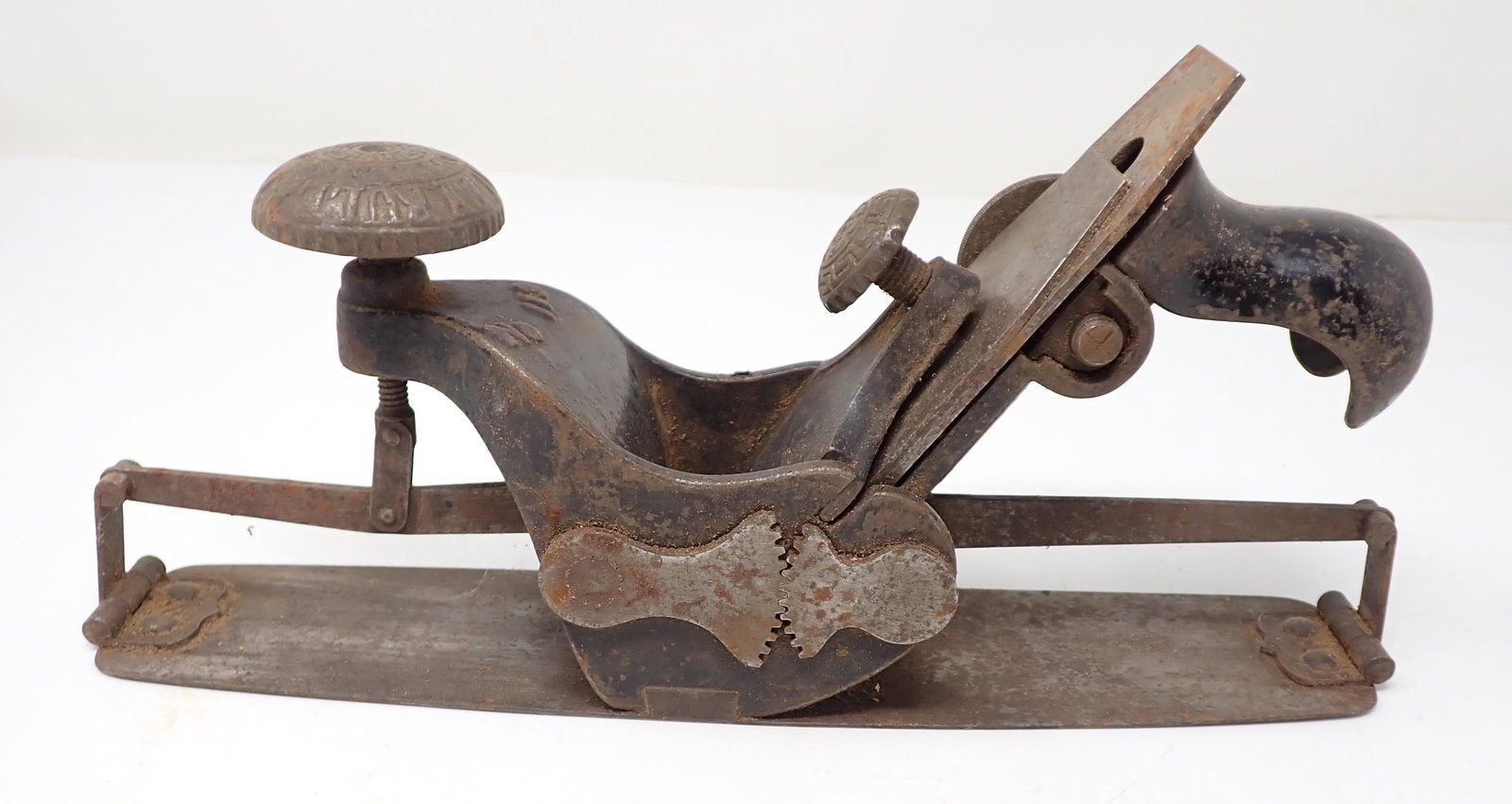 Stanley No 113 Circular Compass Plane Sweetheart: 1877 Patent with the sweetheart stamp