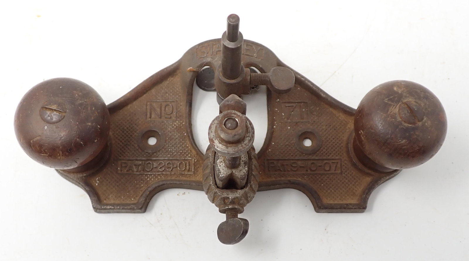Stanley No 71 Router Plane: 1907 patent