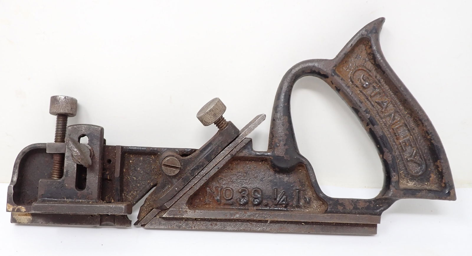 Stanley No 39 1/4 inch Rabbett Plane: 1902 patent.