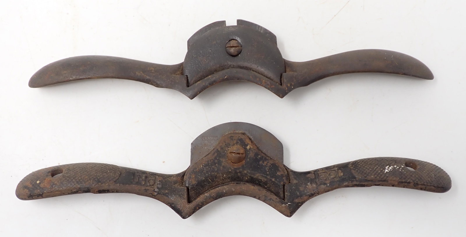 2 Spokeshaves 1 No 55 Stanley Sweetheart: Getting both