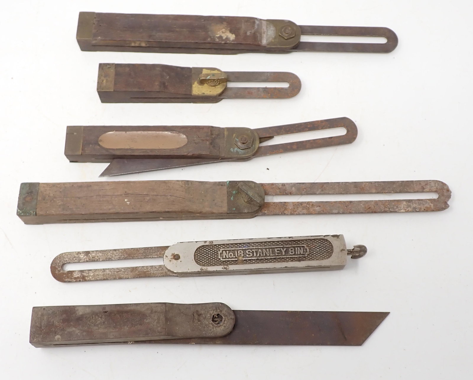 Bevel Squares incl Stanley No 18: Getting all pictured