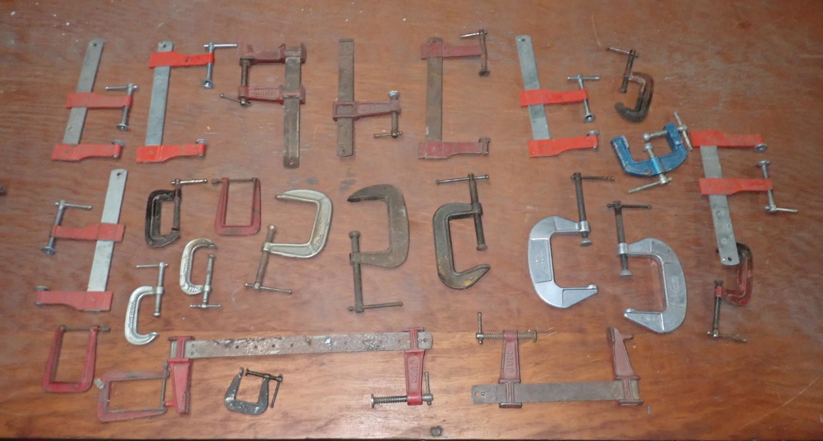 Large Lot of Misc Clamps Stanley Judd & Misc: Getting all pictured