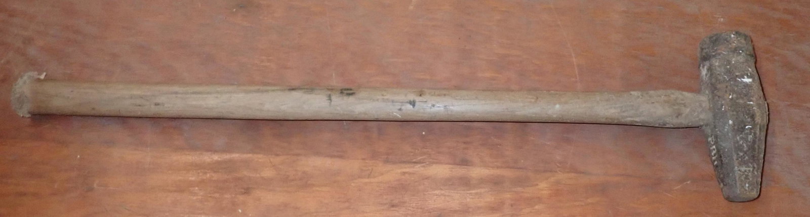 PRR Pennsylvania Railroad Sledge Hammer: Head is apprx 2" in diameter and 6 1/2" long. Total length is approx 29"