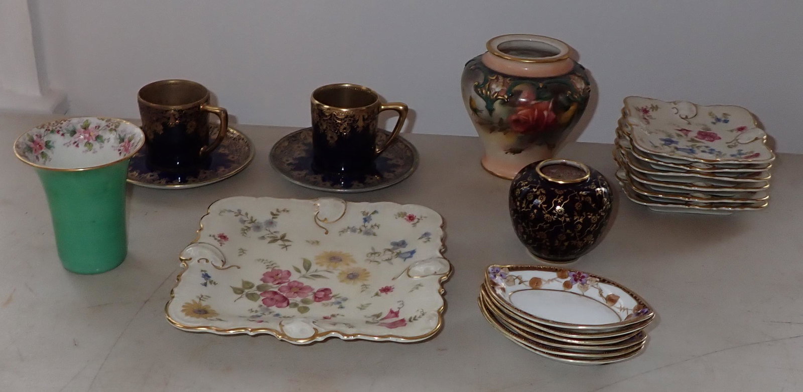 Nippon Limoges Royal Worcester & Misc: Getting all pictured