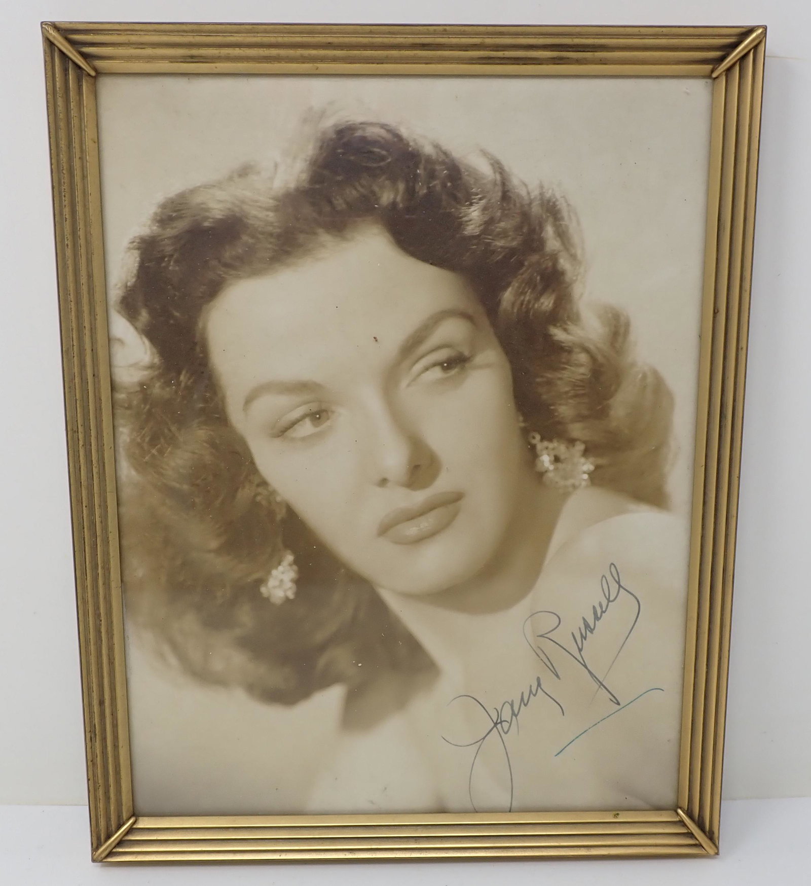 Jane Russell Autographed Photo: Approx 8" x 10"