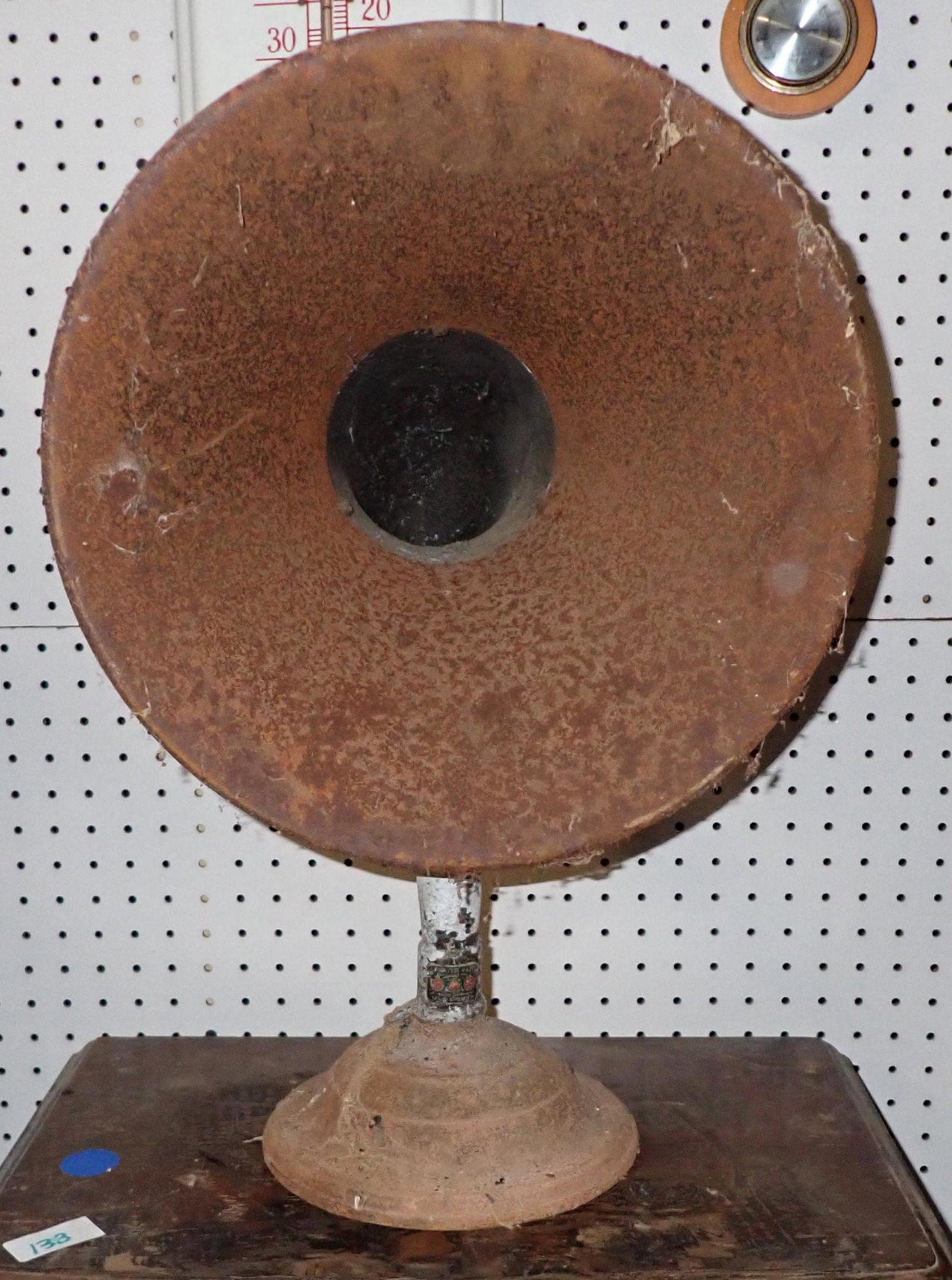 Horn Speaker: Approx 14 1/2" in diameter and 22 1/4" tall