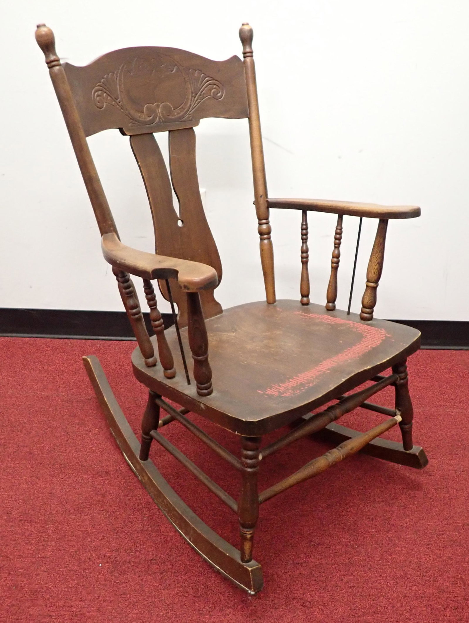 Plank Seat Rocker: Rocker