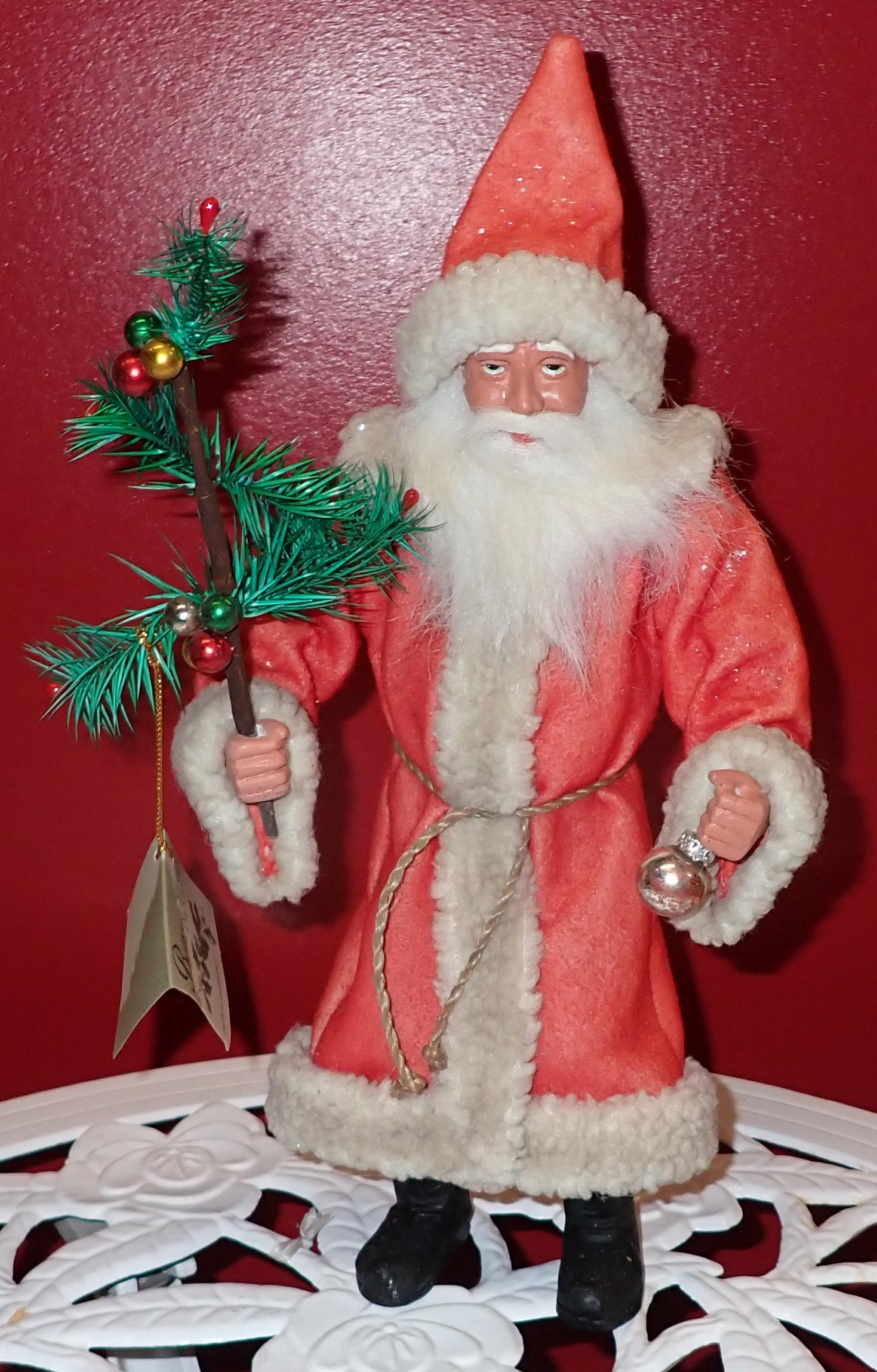 Bethany Lowe Designs Santa: Approx 16" tall