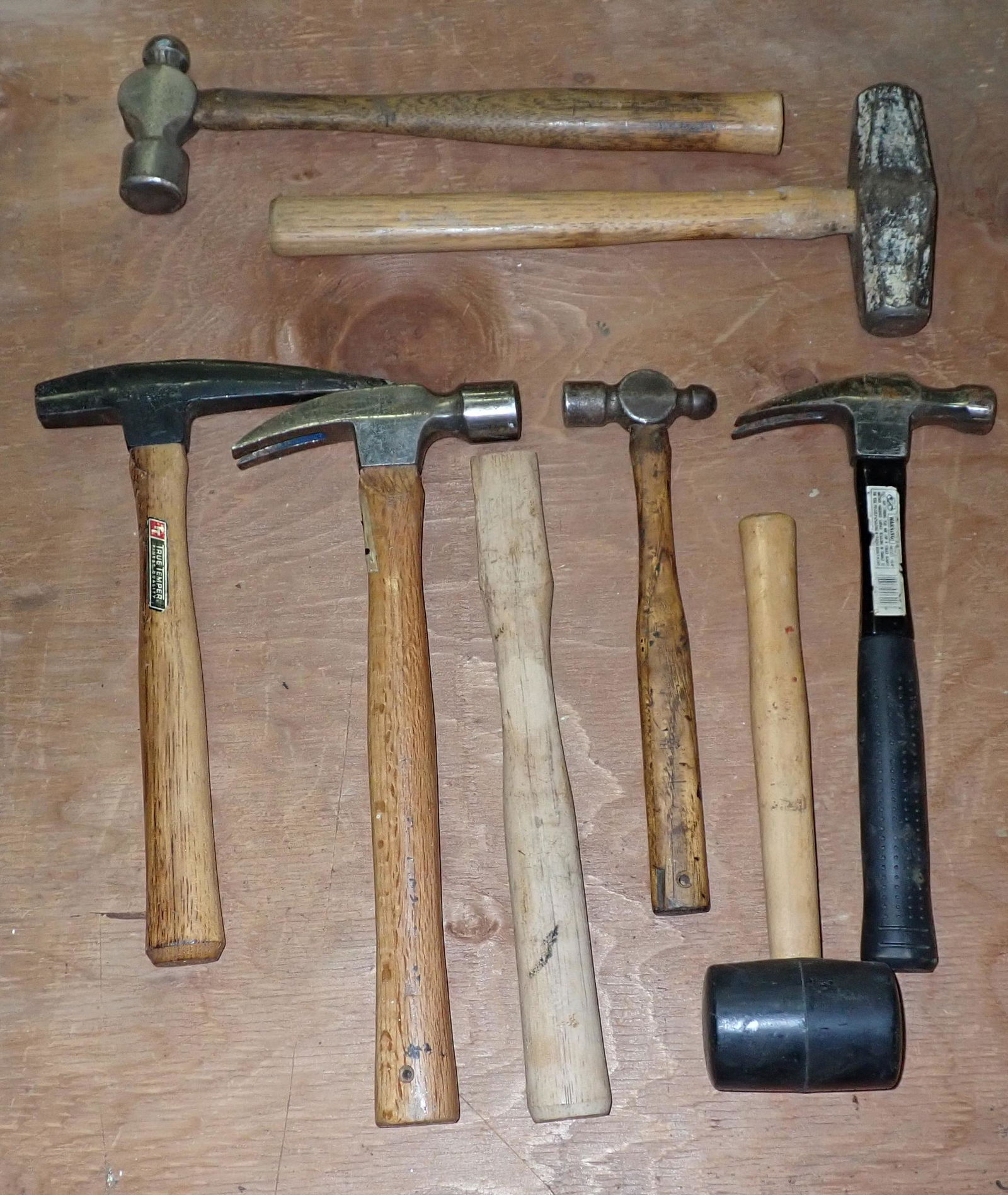 Pick Rock Carpenter & Ball Peen Hammers: Rock hammer is a True Temper 20pp