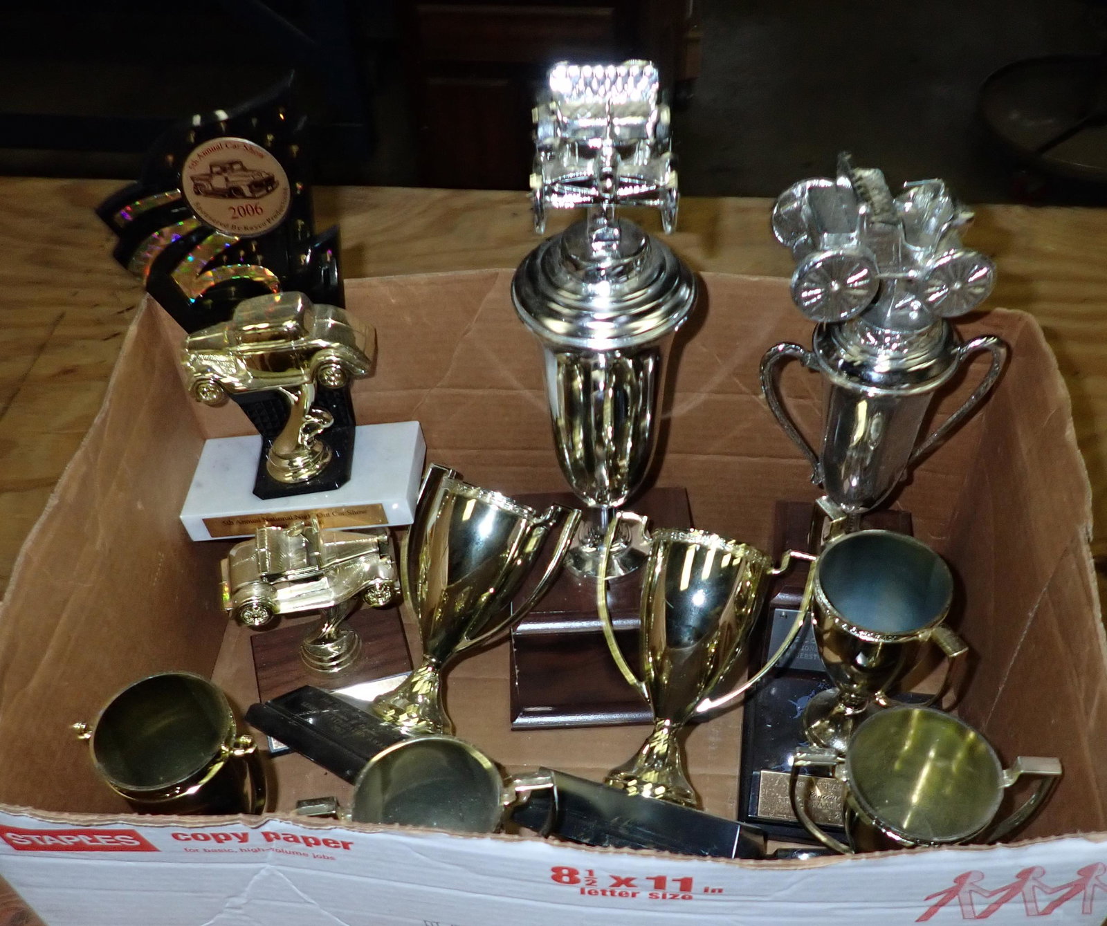 Trophies: Tallest is approx 14"