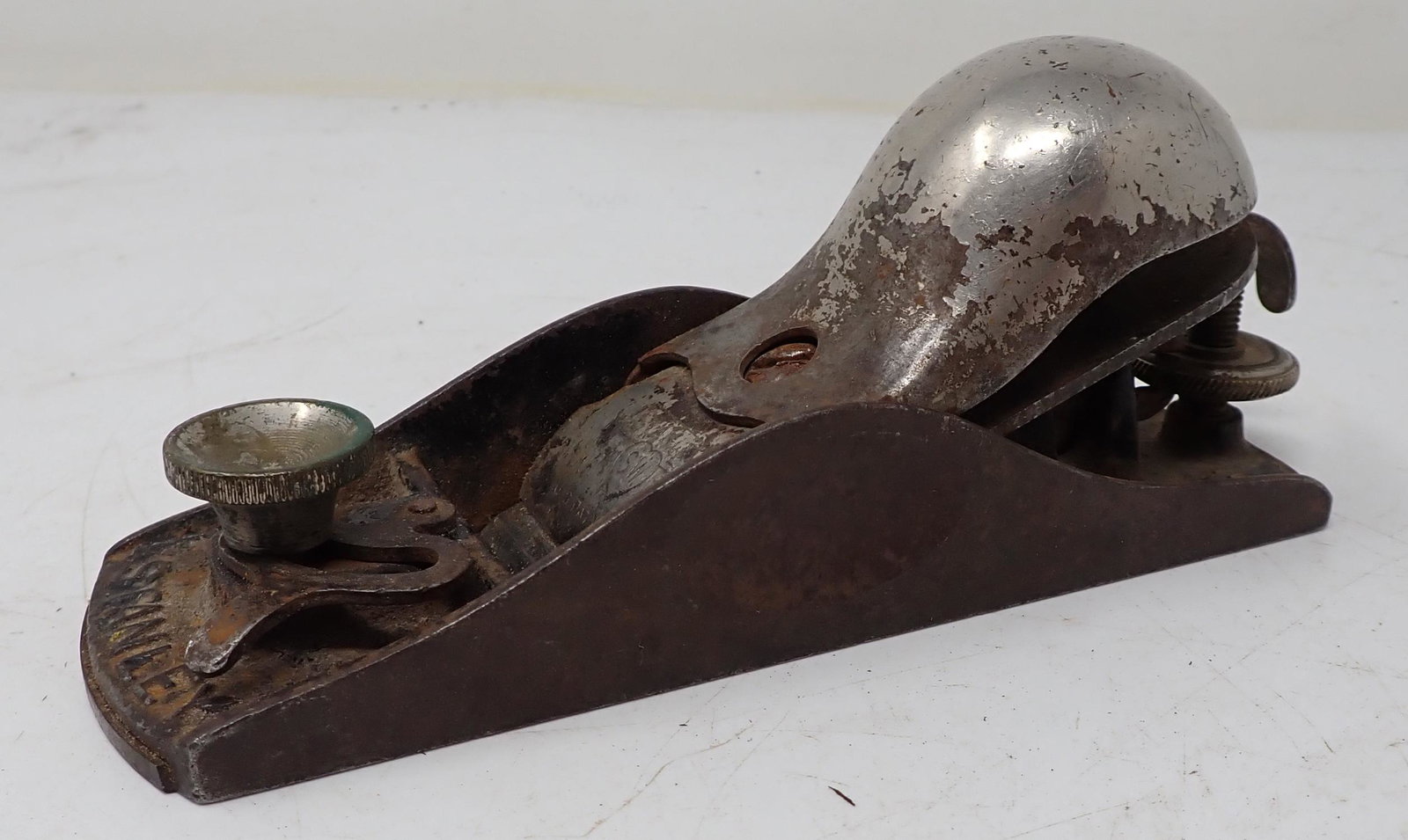 1913 Stanley Plane w/ Sweetheart Stamp: Approx 2" x 6 3/8"