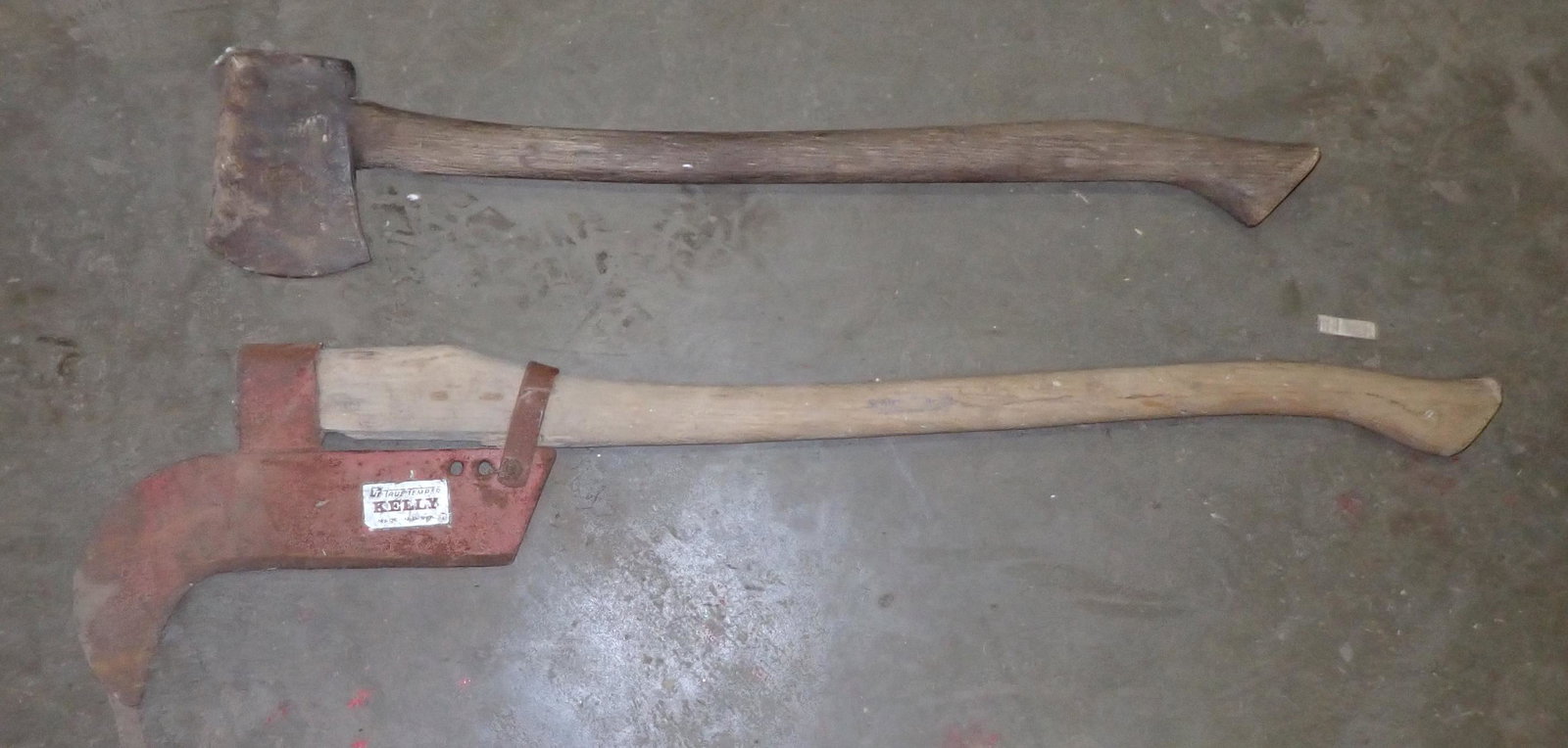 Chopper and Axe: Chopper is approx 37" long