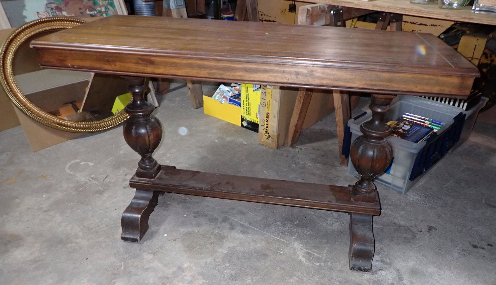Kiel Hall Extension Table: Approx 32" x 48" x 29 1/2" tall.