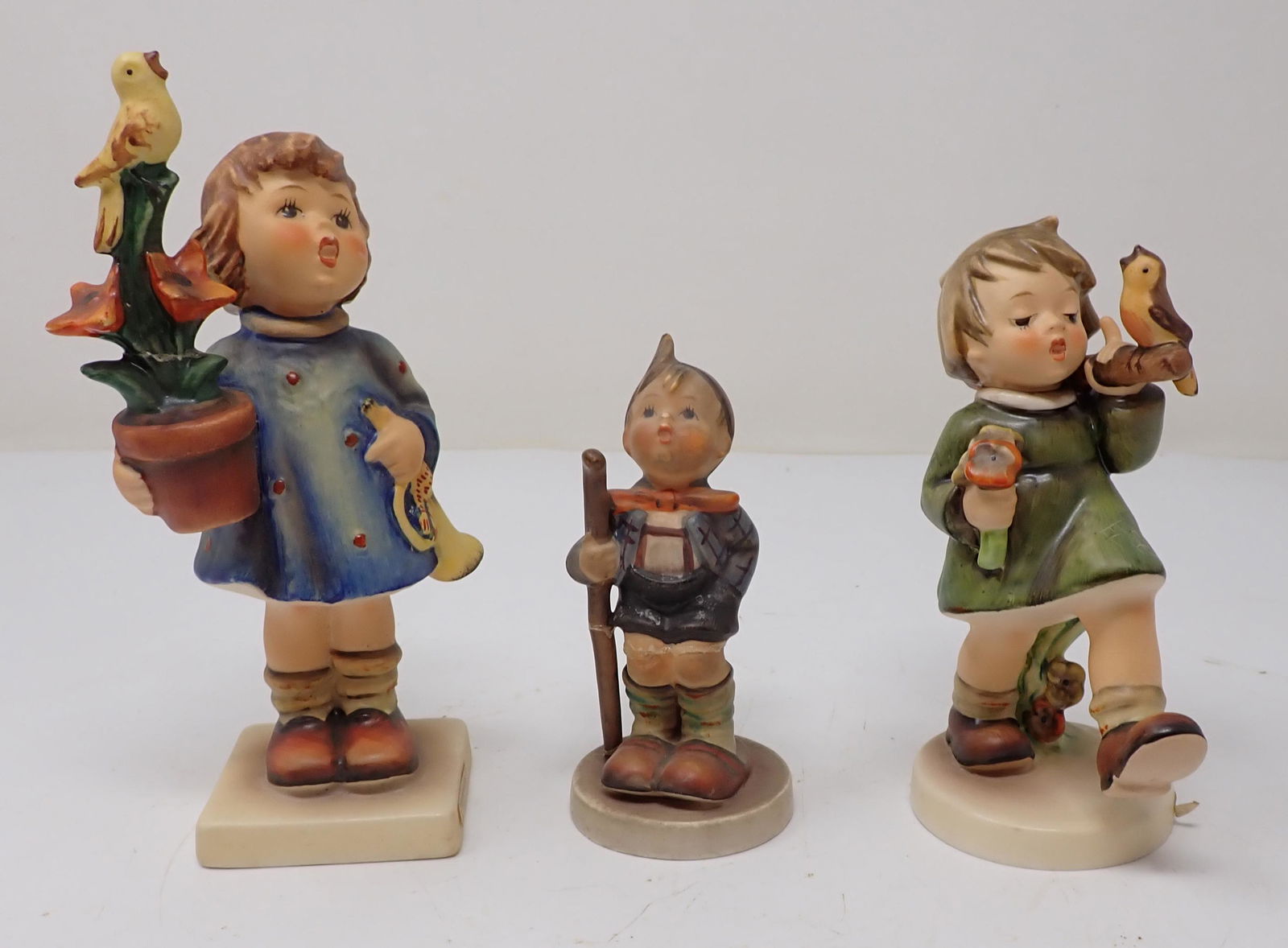 3 Hummel Goebels: Tallest is apprx 6" tall