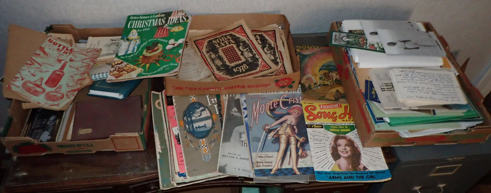 Sheet Music Ephemora & Misc: A lot of newer stuff . Getting all pictured