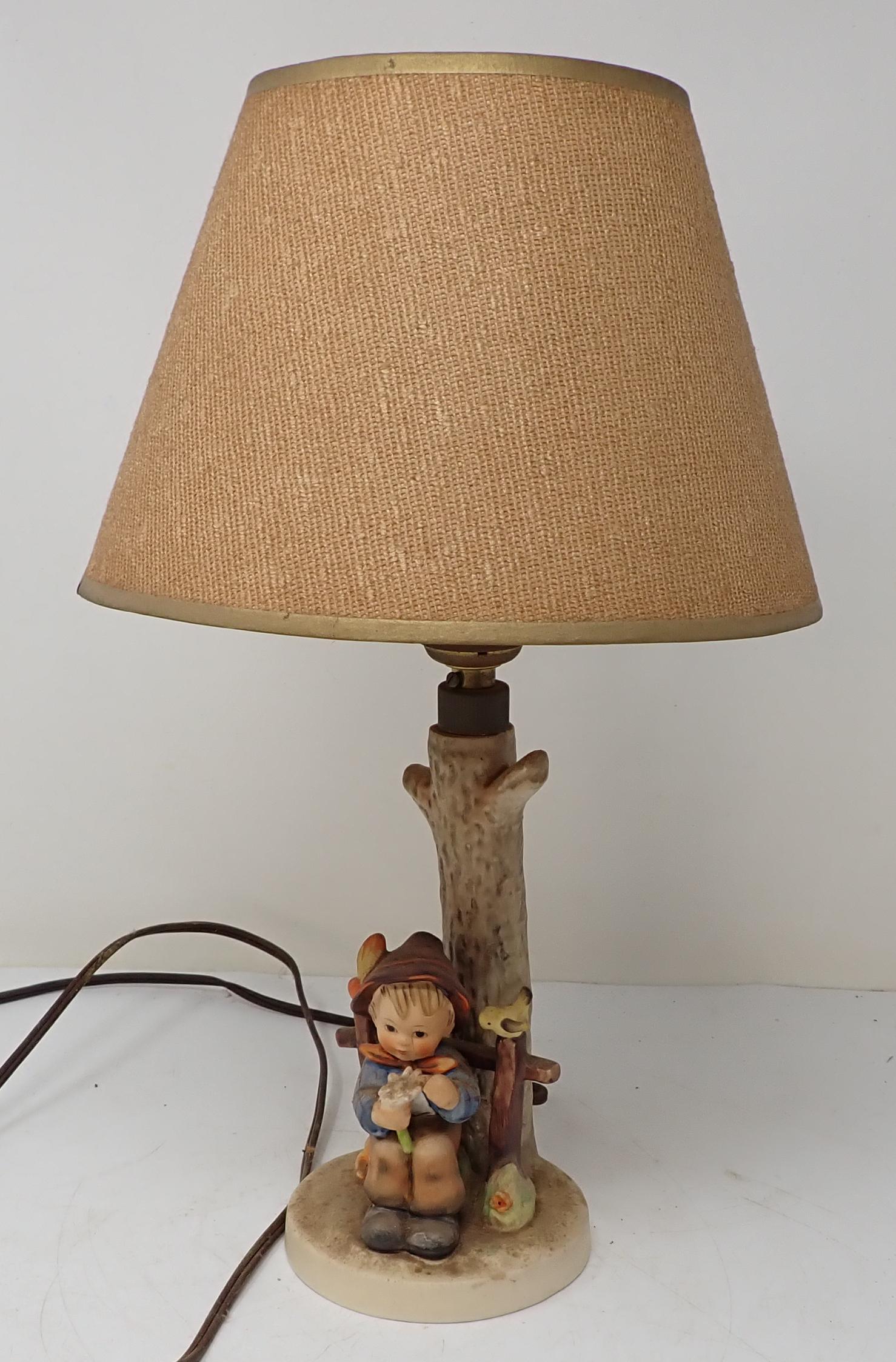 Hummel Lamp No 227: Approx 15" tall