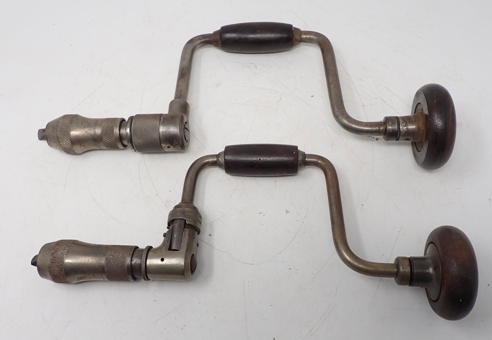 Miller Falls & Stanley Sweetheart. Drill Braces: Stanley is a No 92 10 inch