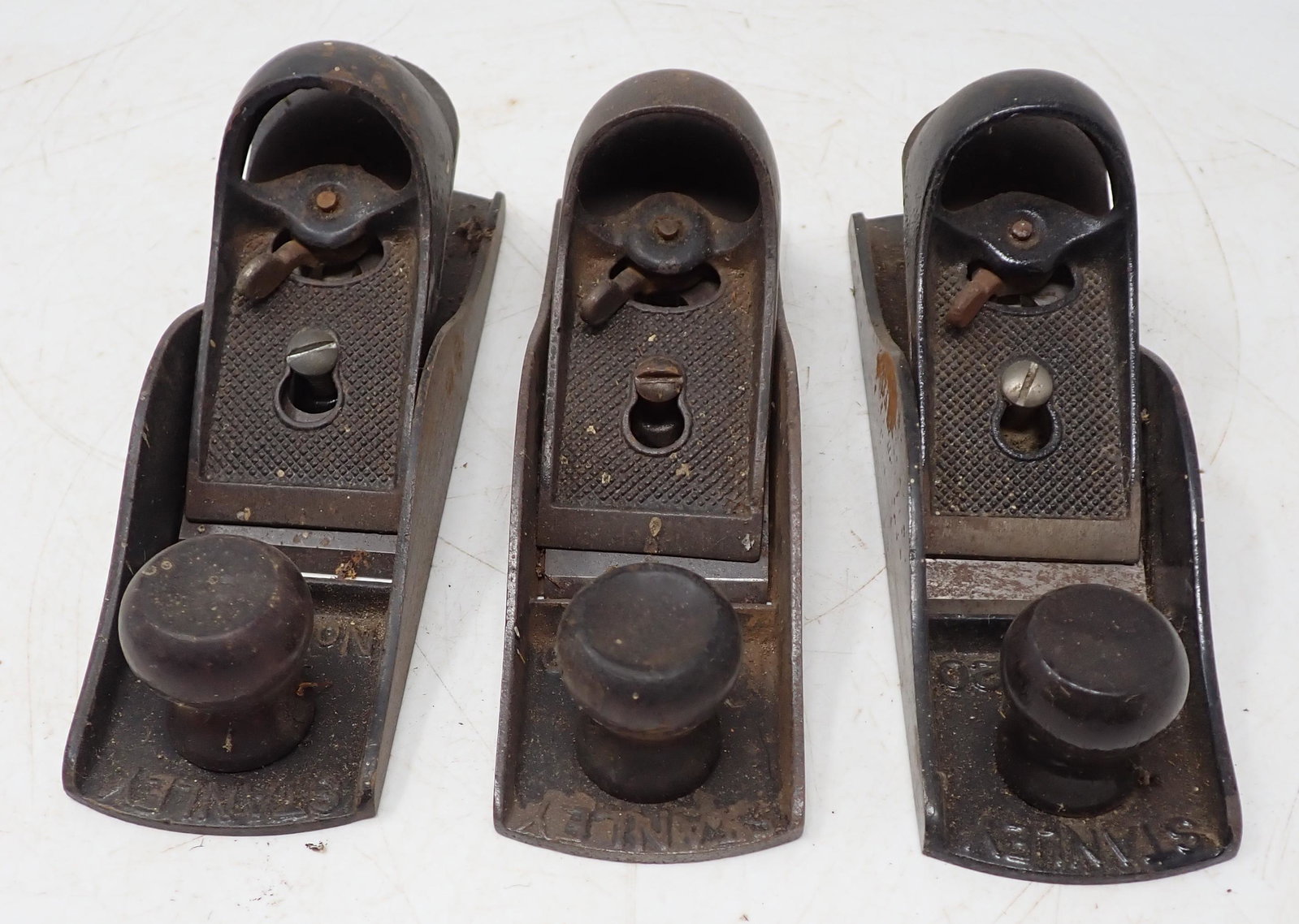 3 Stanley No 220 Planes: Woodworking planes