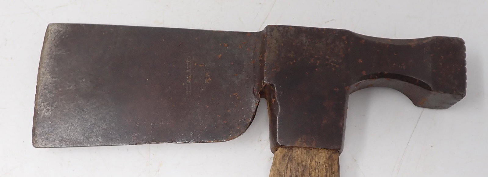Hammon Axe / Hatchet: Head is approx 2" x 6 7/8" , total length is approx 11 1/2"