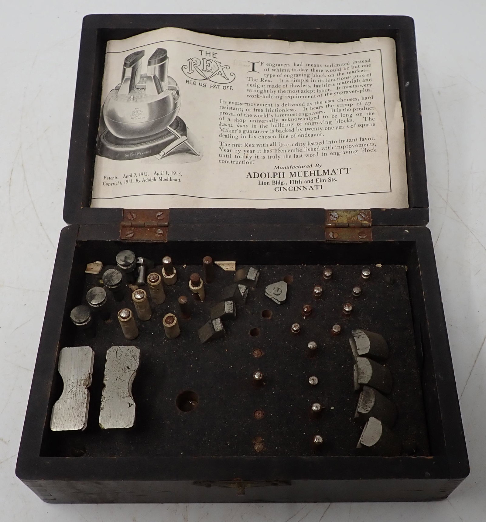 Rex Adolph Muehlmatt Jewelers Engraving Tools: Engraving tools. Getting all pictured