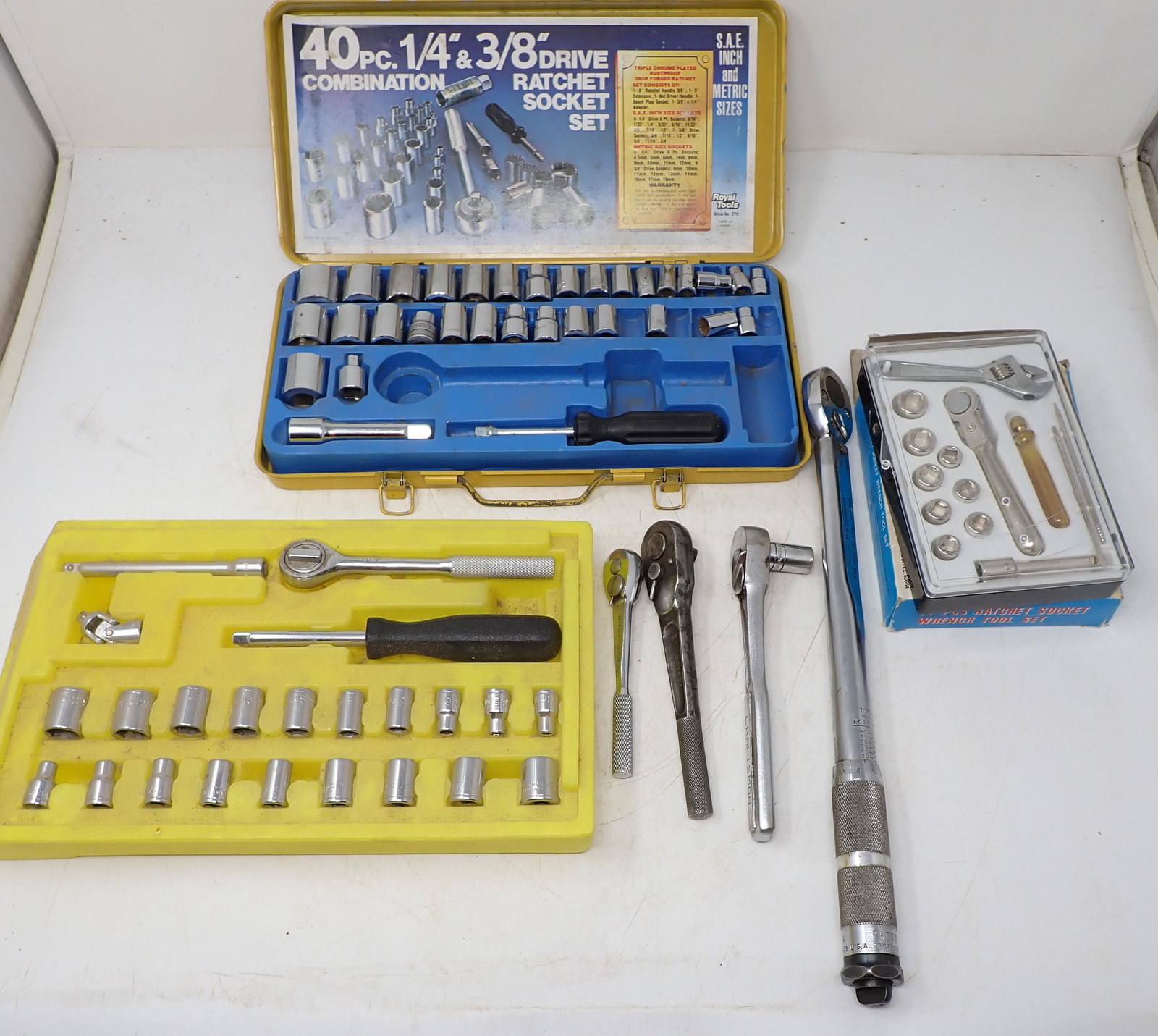 Proto Torque Craftsman Bonney Rachets: Also includes misc sockets and tool sets