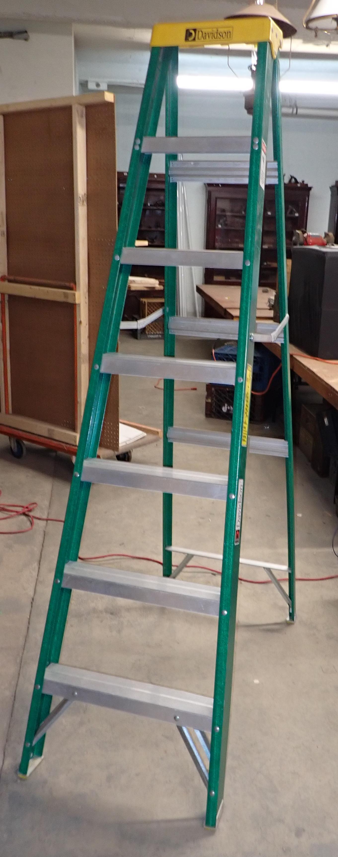 Davidson 7 Fiberglass Ladder: 7' Step ladder