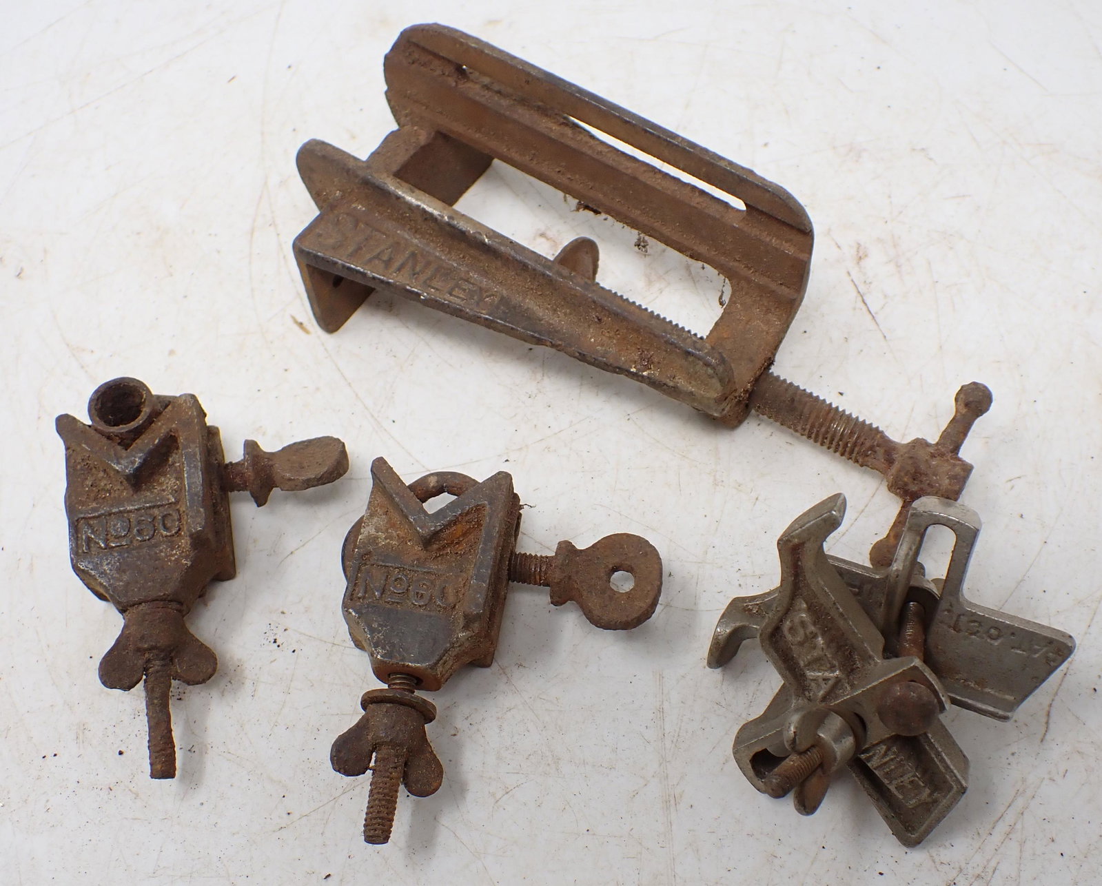 Stanley Auger Bit Gauge No 60 & Clamp: Getting all pictured