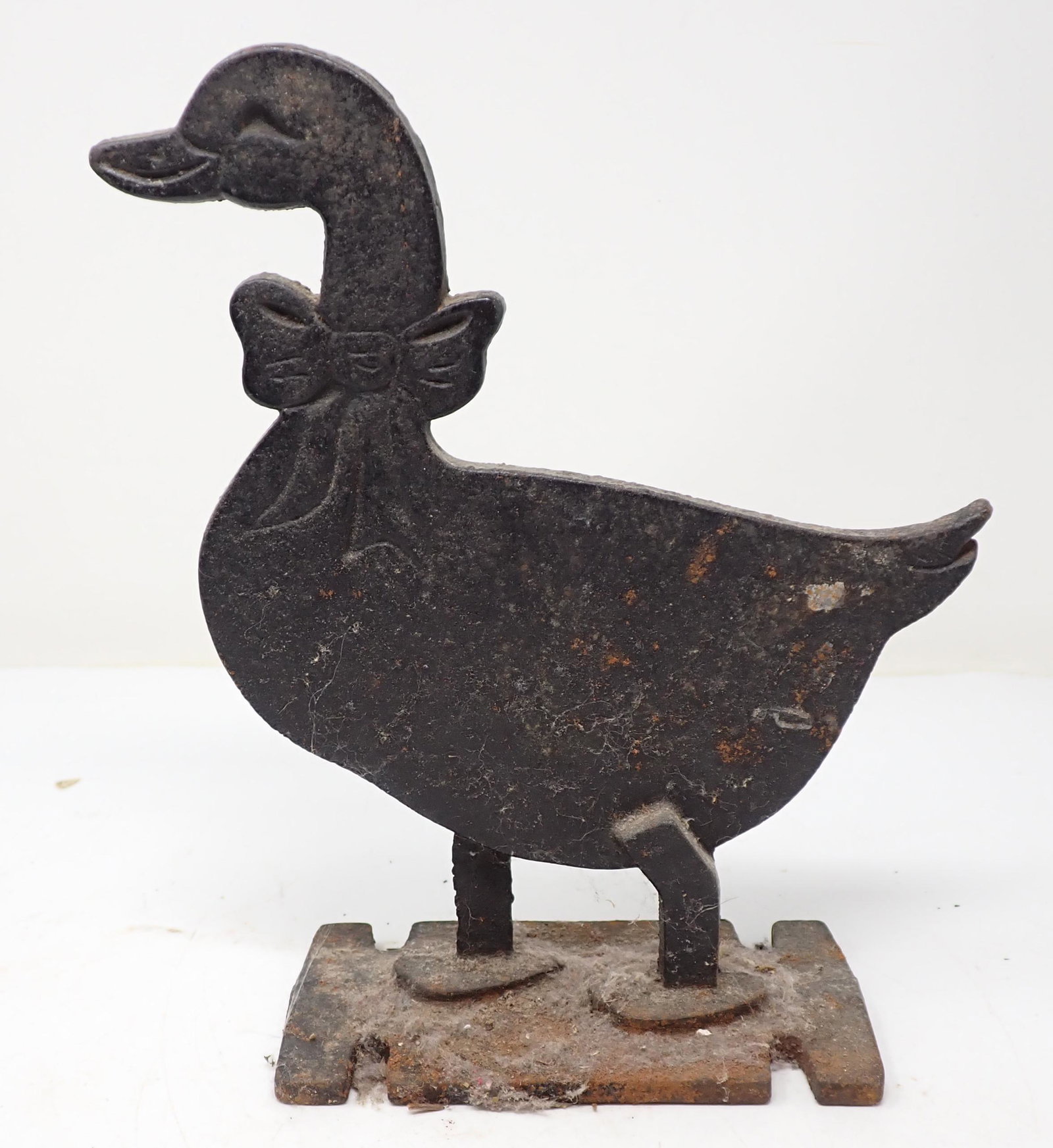 Cast Iron Duck Boot Scraper: Approx 10" tall