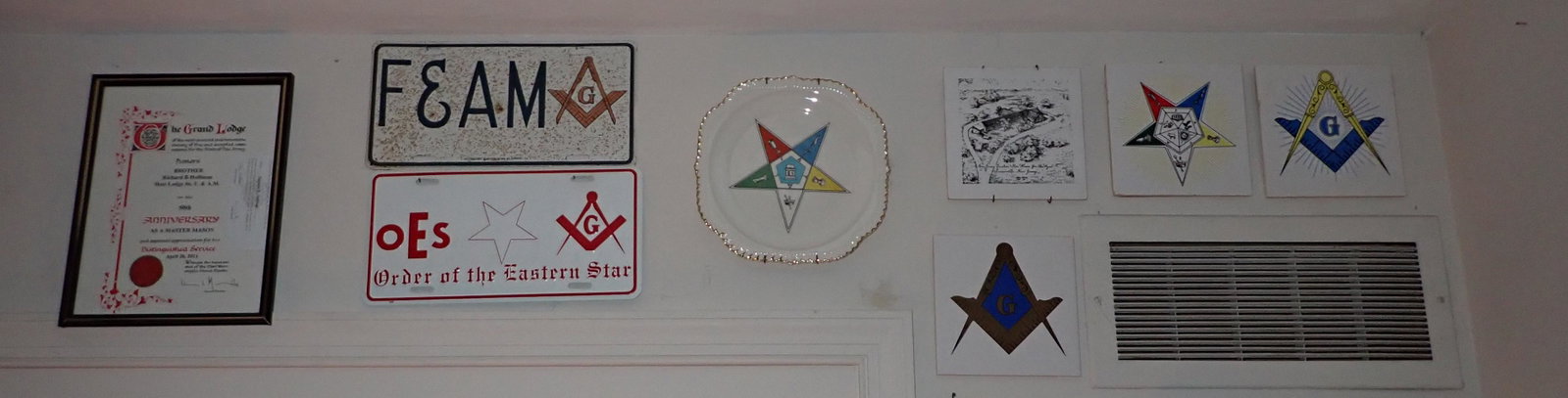 Masonic Tiles License Plates & Misc: Getting all pictured