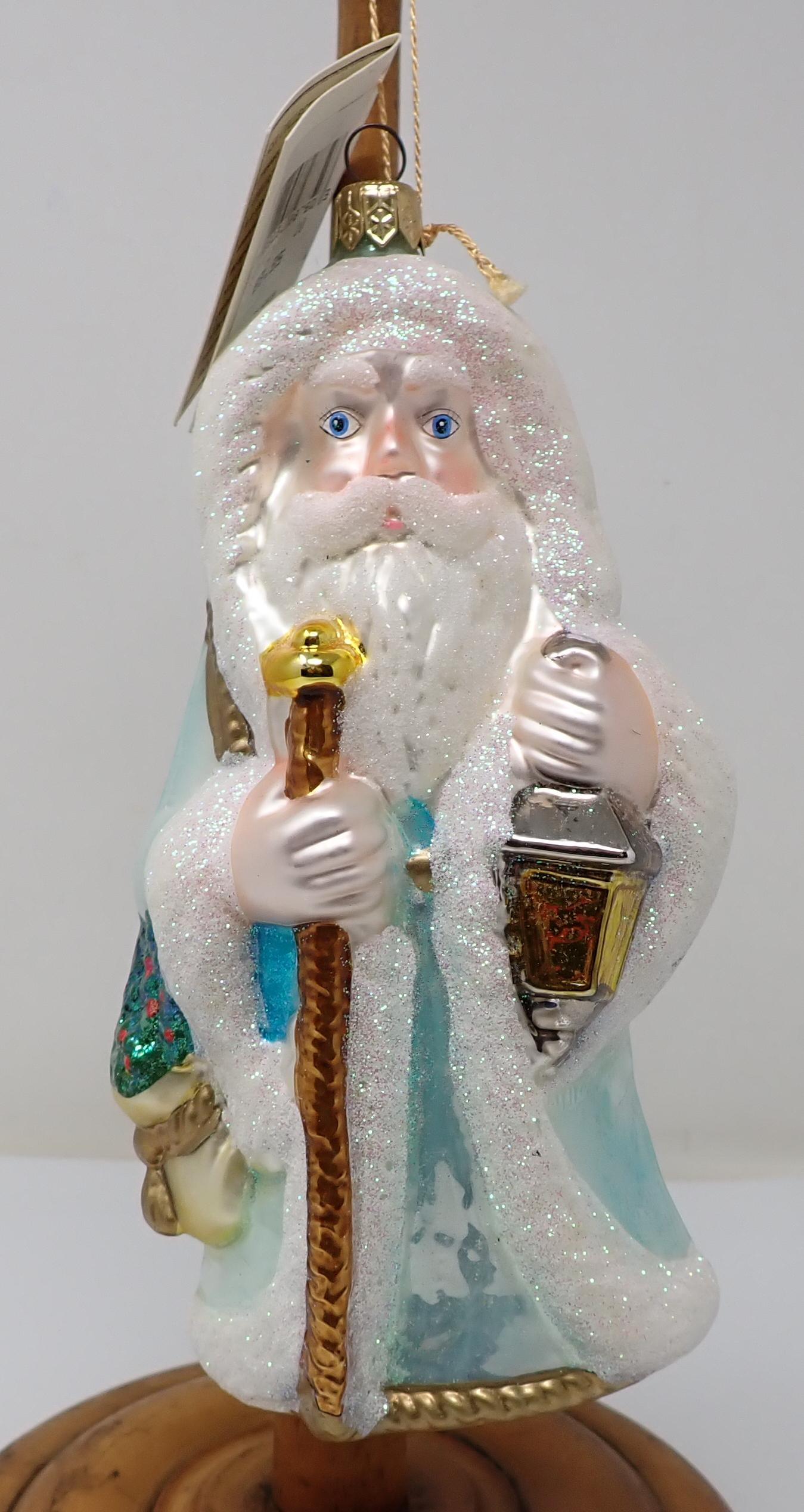 Kurt Adler Polonaise Santa Christmas Ornament: Approx 7" long, comes with tag