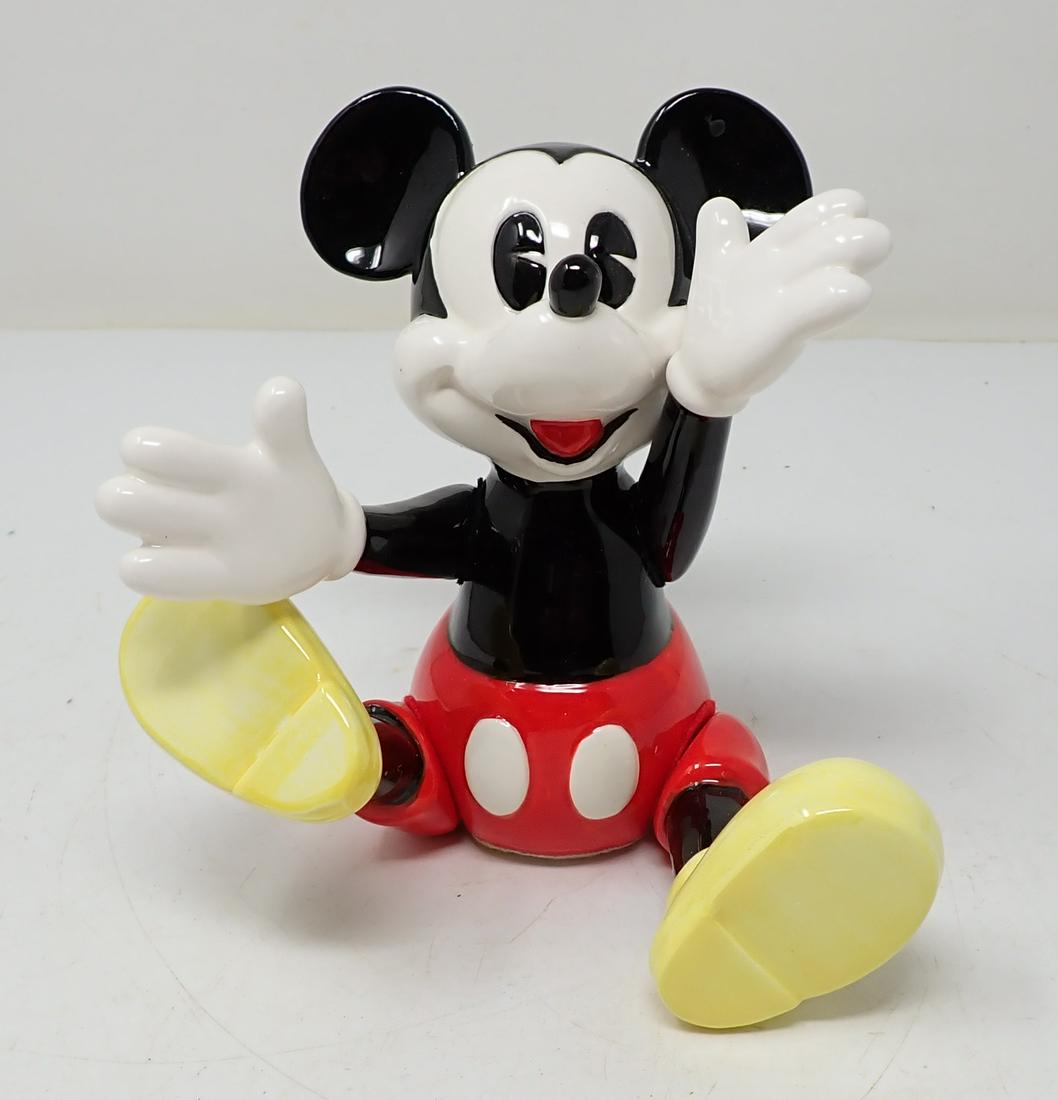Schmid Mickey Mouse Club Poseable Music Box: Approx 5 1/2" tall