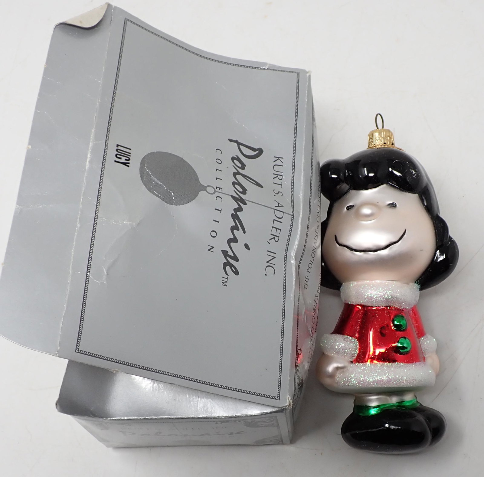 Kurt Adler Peanuts Christmas Ornament: Approx 6" long
