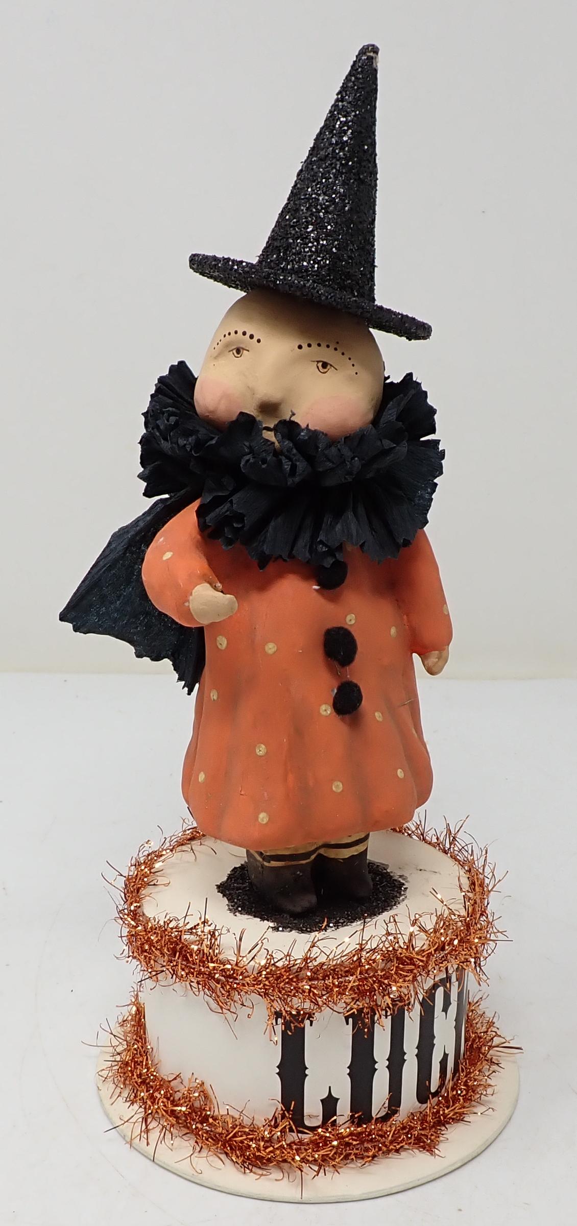 Bethany Lowe Halloween Witch Candy Container: Approx 10 1/4" tall