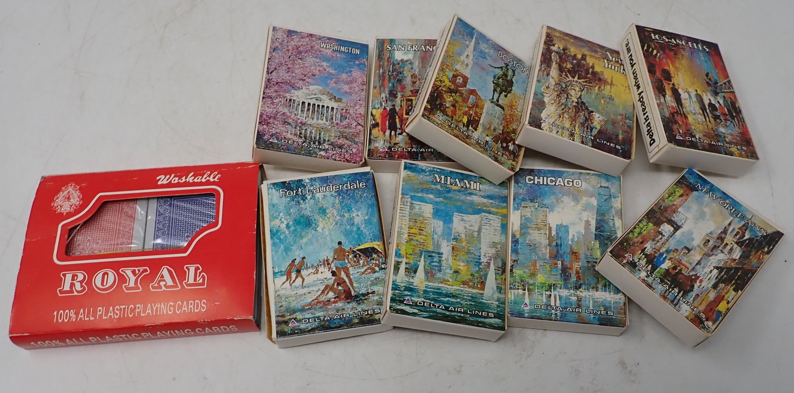 Delta Airlines and Royal Playing Cards: Getting all pictured