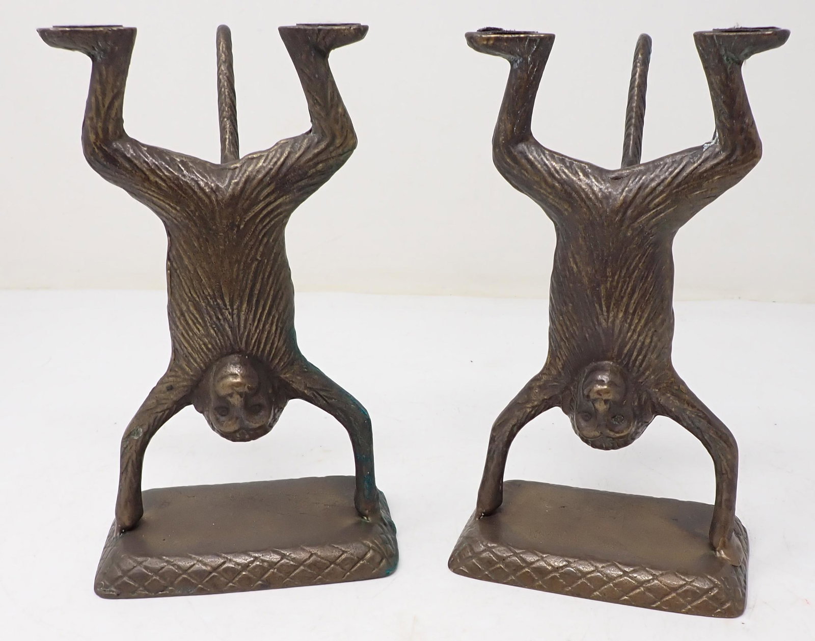 2 Brass Monkeys: Approx 7 1/8" tall