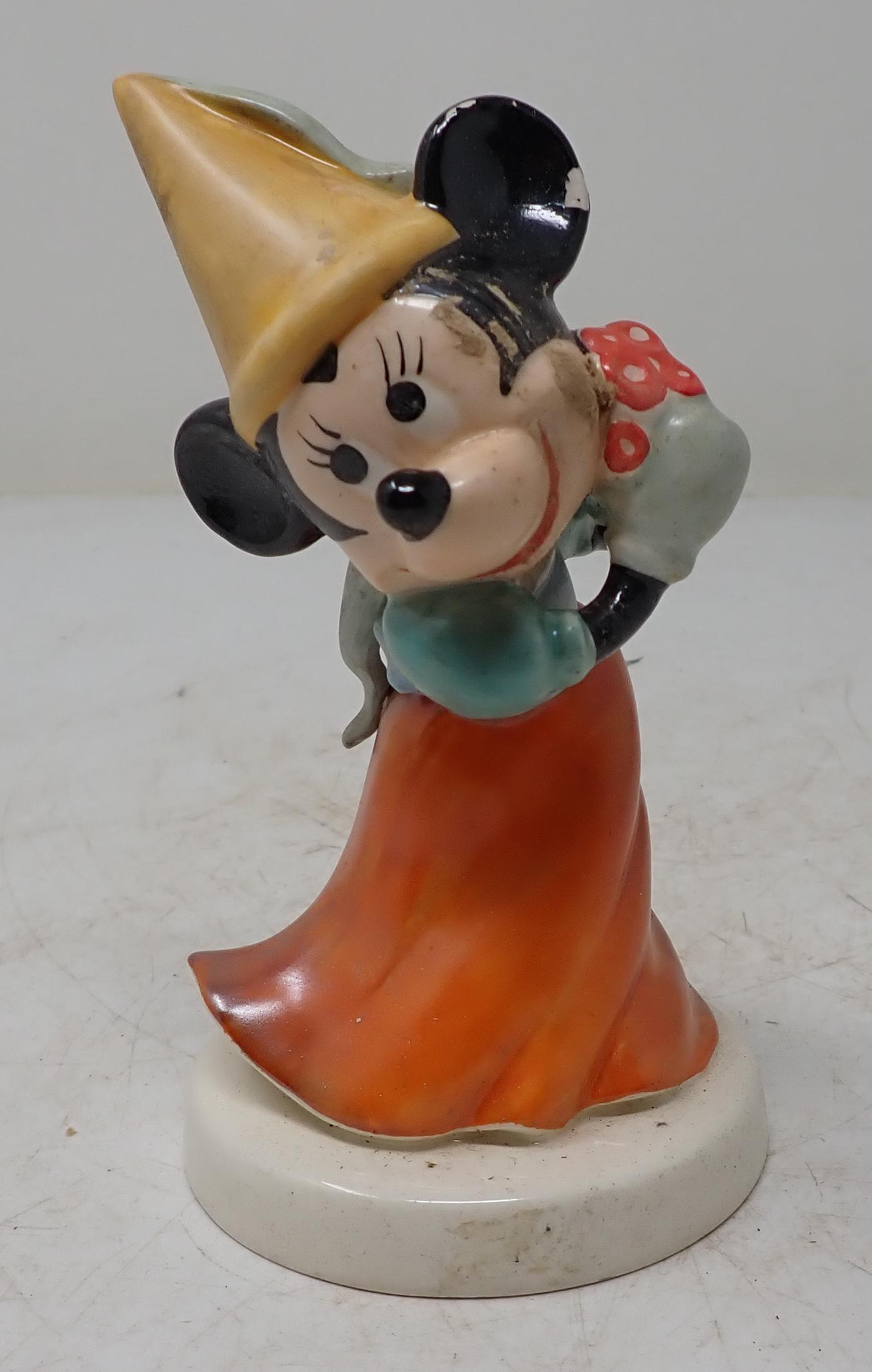 Walt Disney Goebel Minnie Mouse: Approx 5" tall