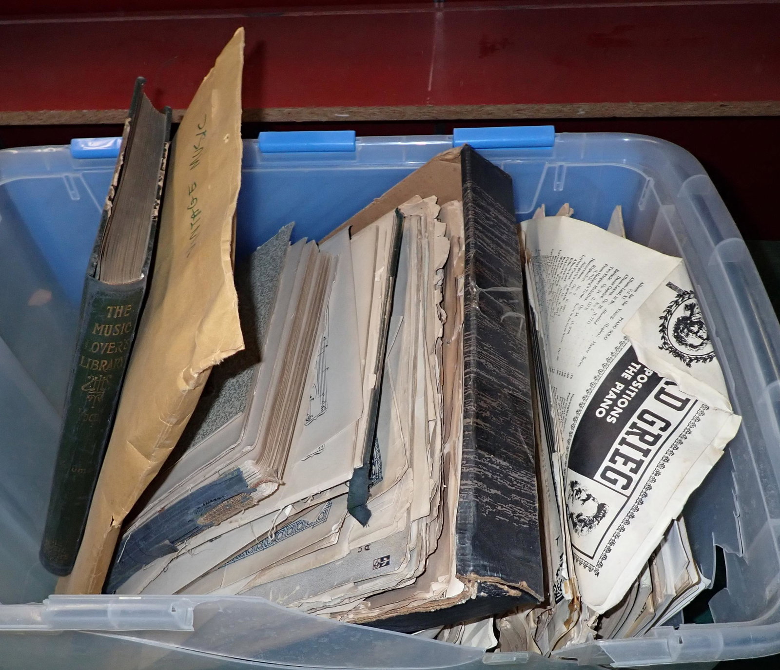 Sheet Music and Song Books: Getting all pictured