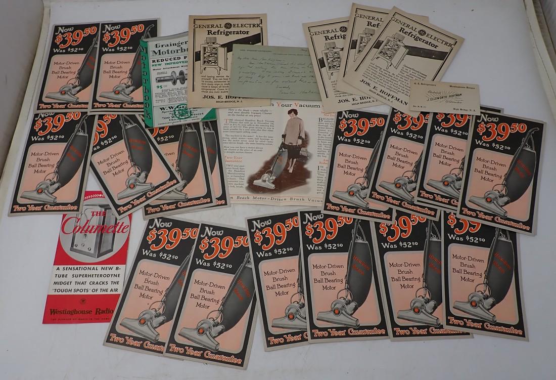 Hamilton Beach Vacuum GE Refrigerator Brochures: Getting all pictured
