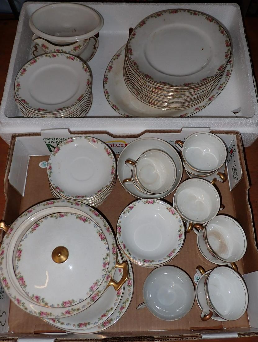 National Dinnerware La Rosa: Getting all pictured in the 2 boxes. Shipping would be UPS packing and shipping