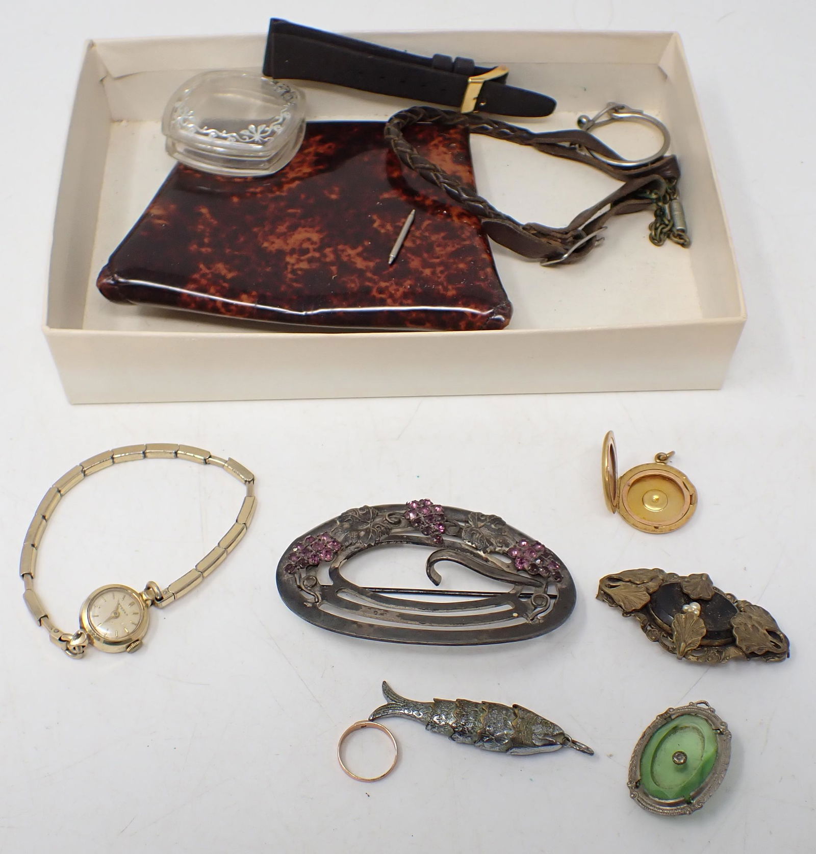 Eterna Watch Brooch Locket Ring Misc: Getting all pictured