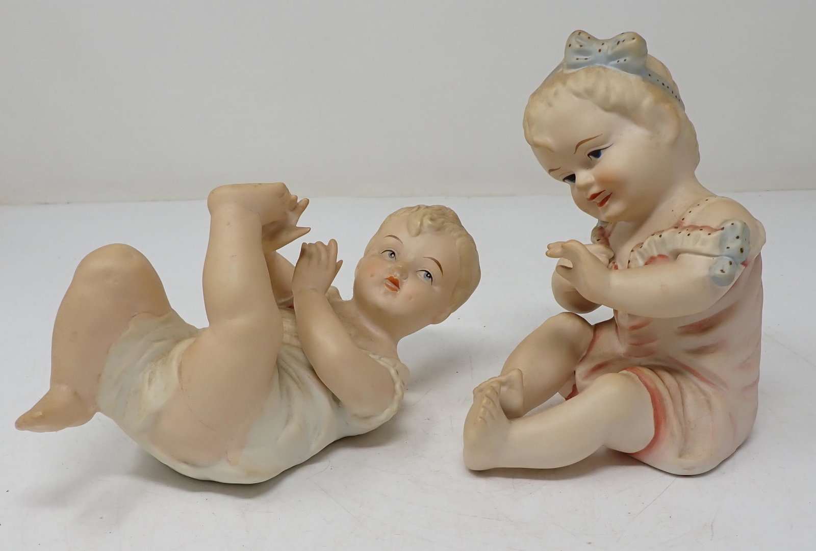 2 Piano Babies 23/111 23/113: Tallest is approx 5 3/4" tall