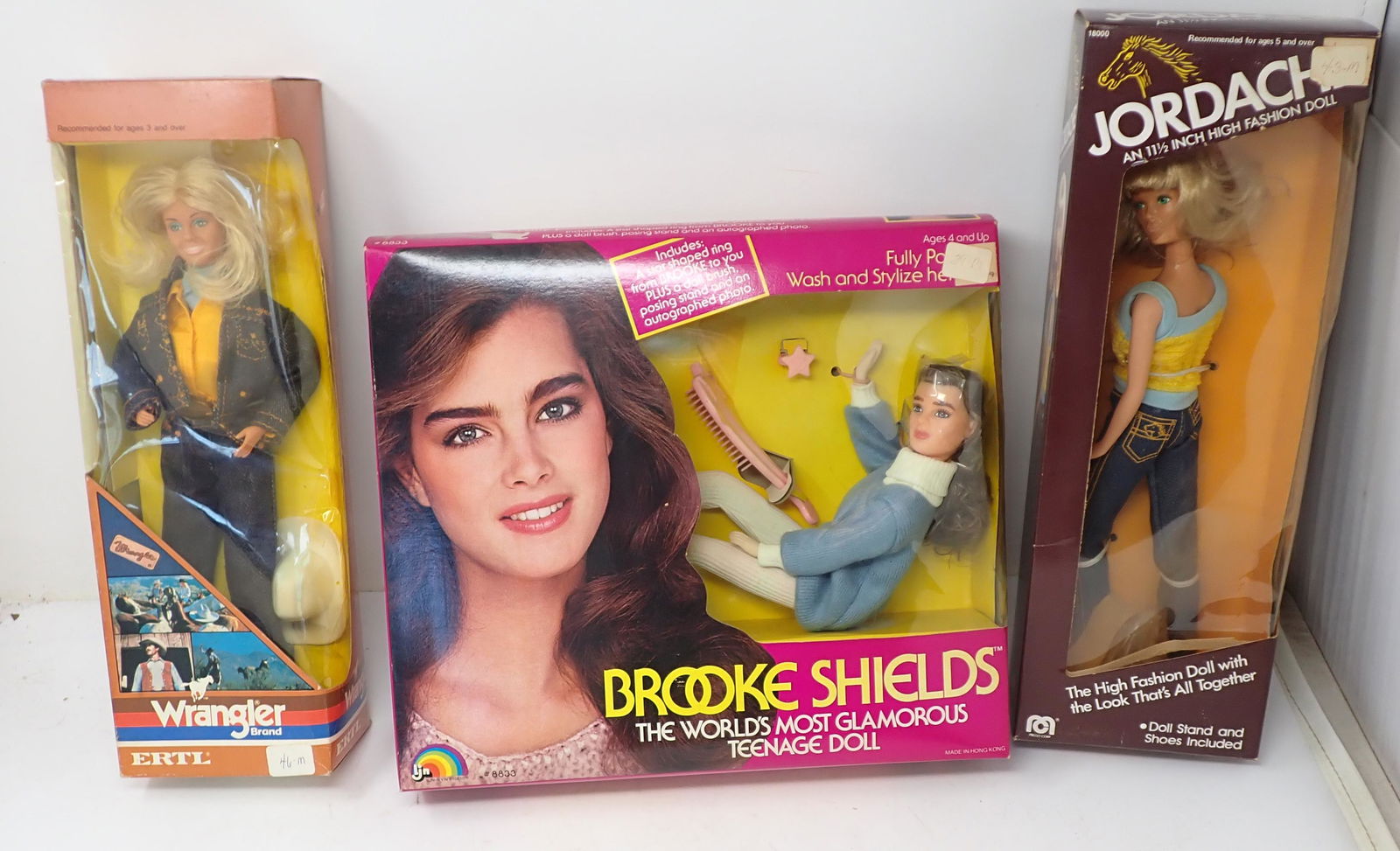 Brook Shields Ertl Wrangler Jordache Dolls: Getting all 3