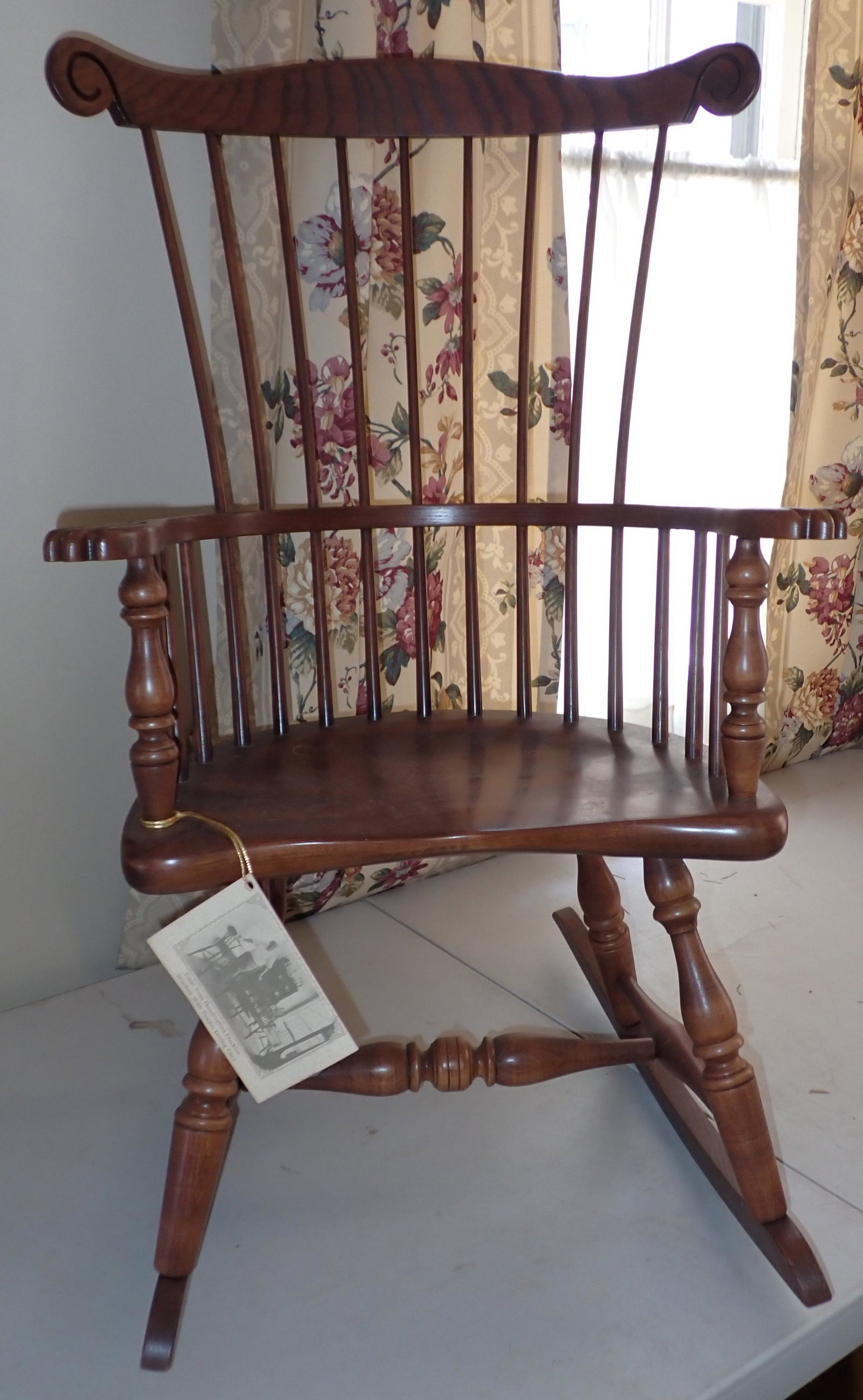 Duckloe Childs Rocker: Approx 13 1/2" to seat and 34 1/2" total height