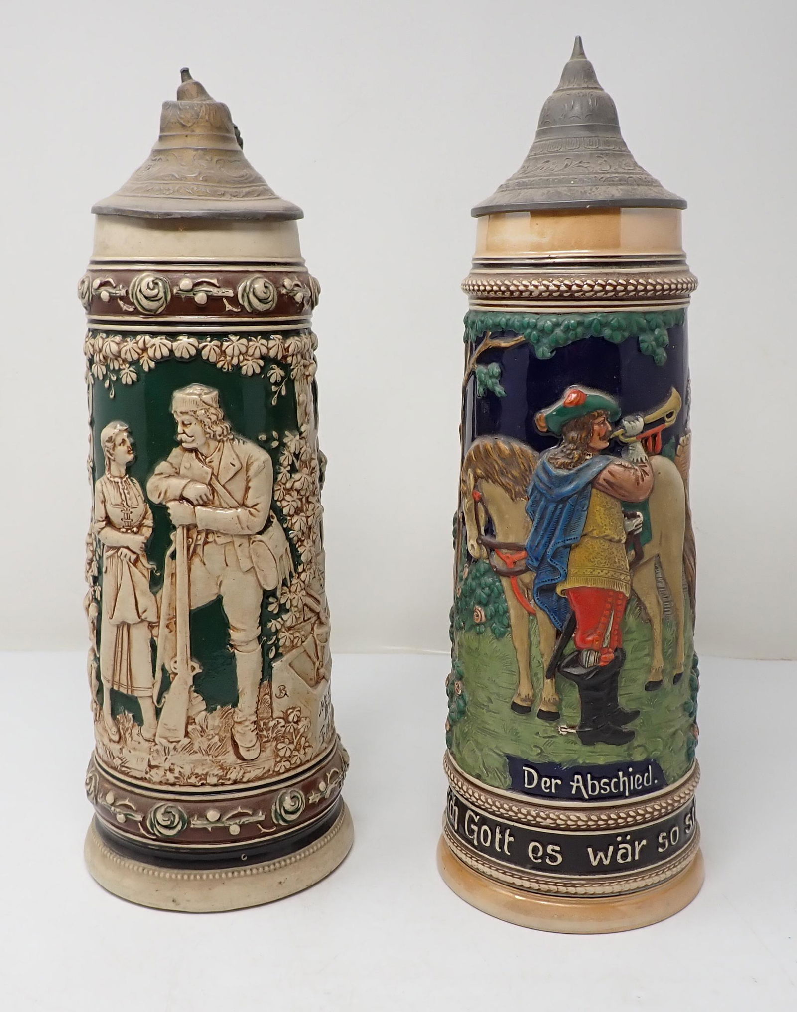 2 German Lidded Steins (1 of 4)