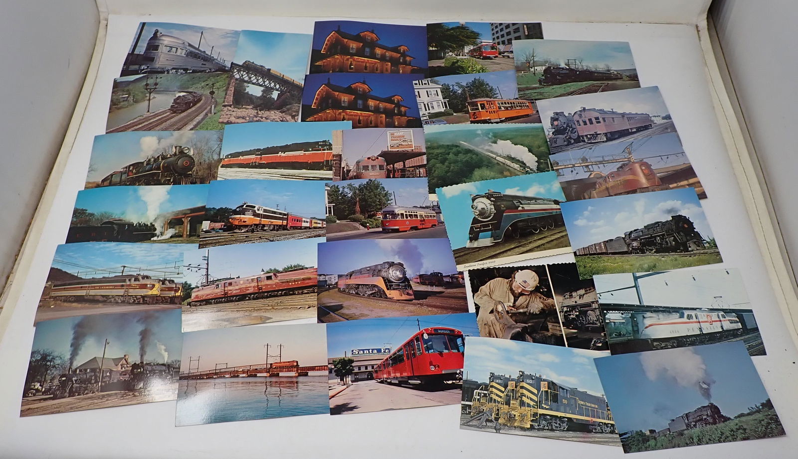 Train Railroad Locomotive Postcards (1 of 8)