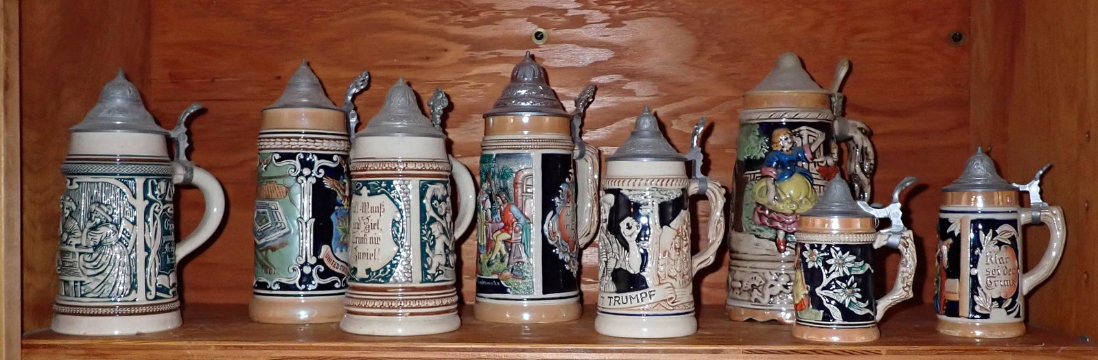German Lidded Steins (1 of 3)