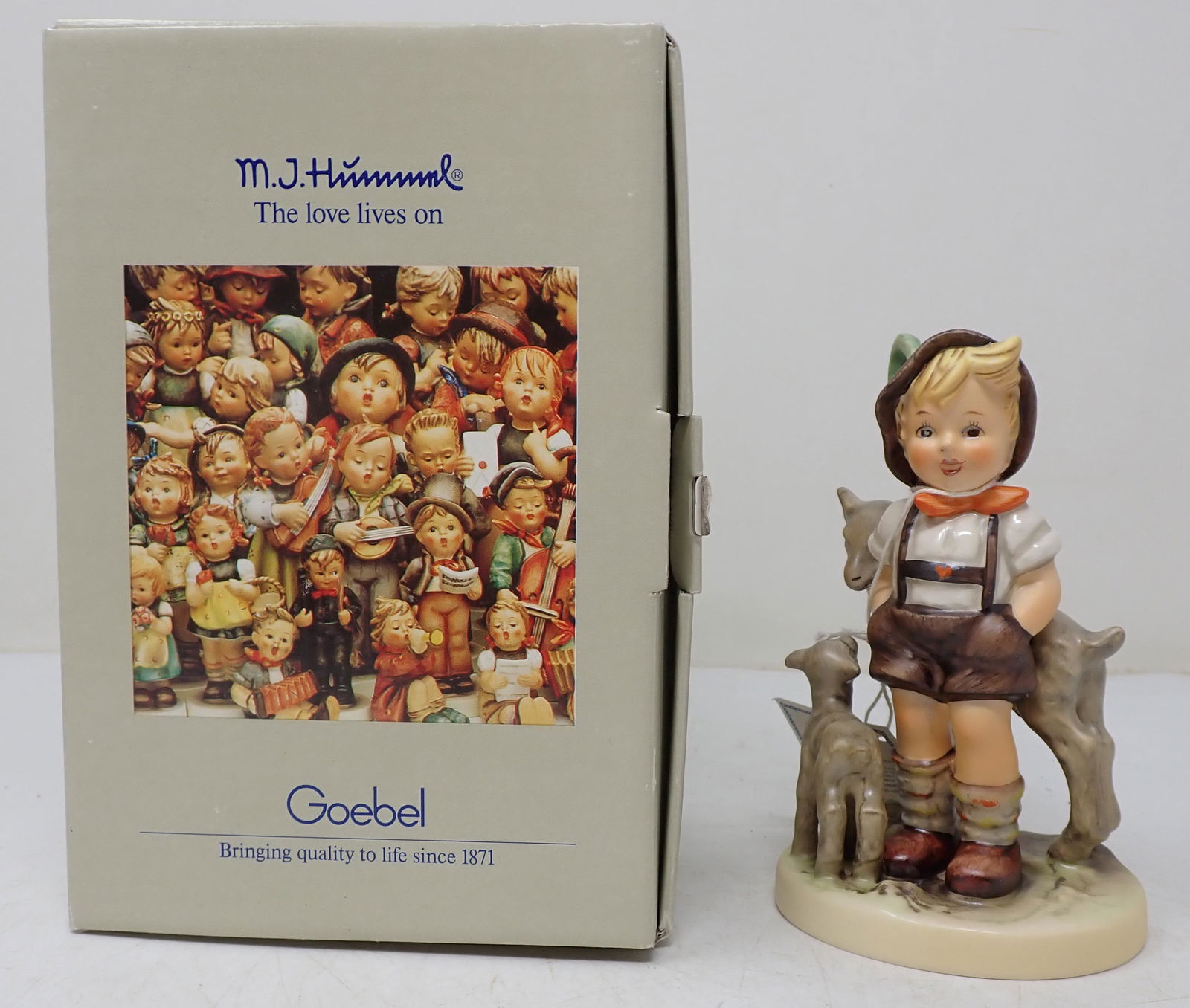 Hummel Goebel Little Goat Herder: Approx 6" tall.