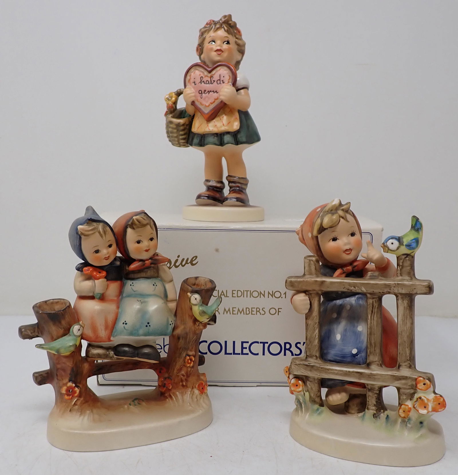 3 Hummel Goebels: Tallest is apprx 5 3/4"